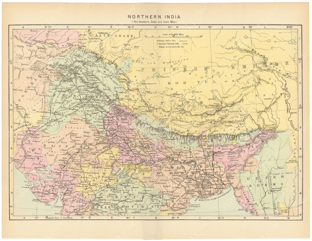 India 1899: Northern Part