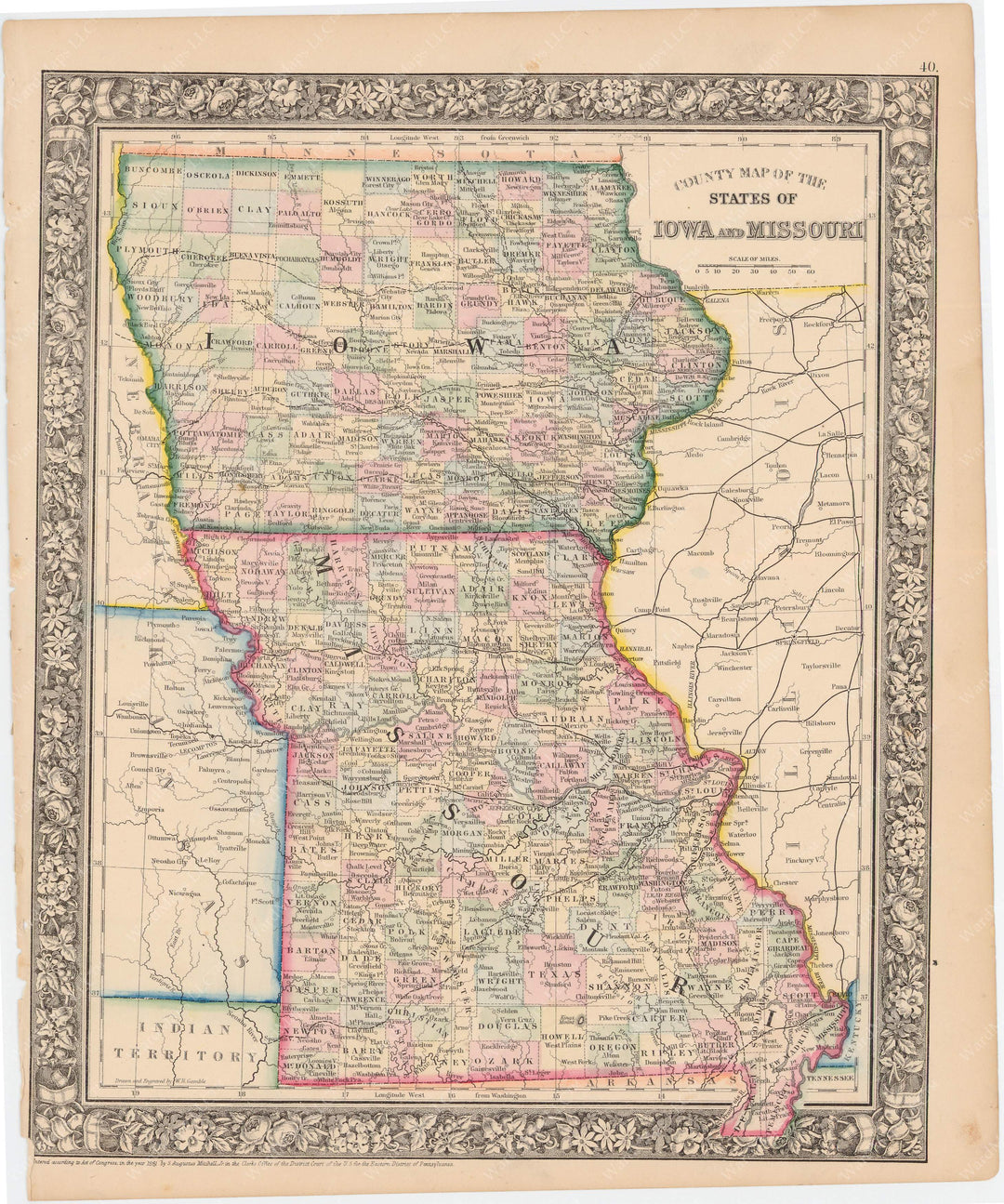 Iowa and Missouri 1864