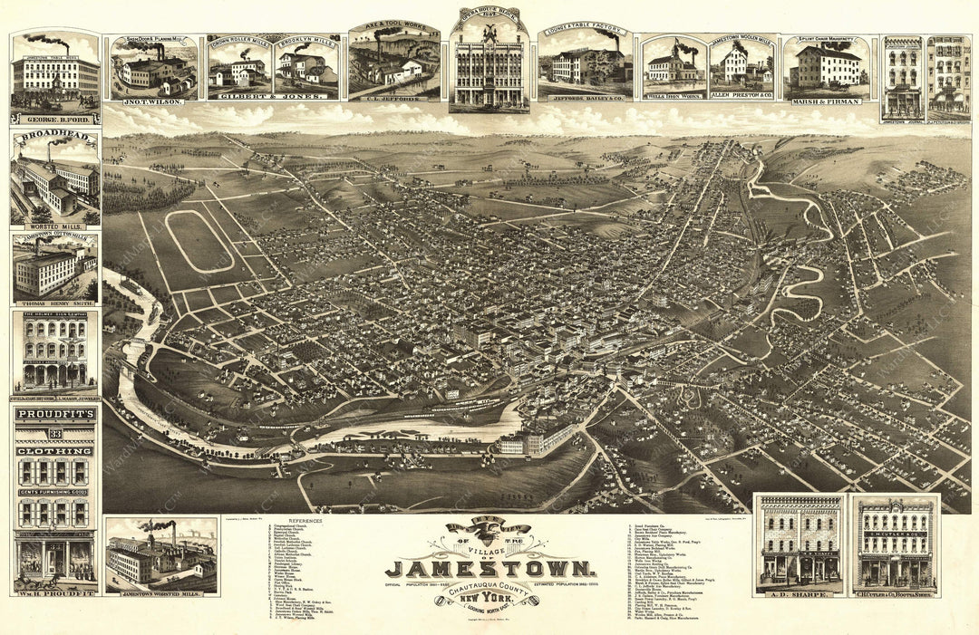 Jamestown, New York 1882