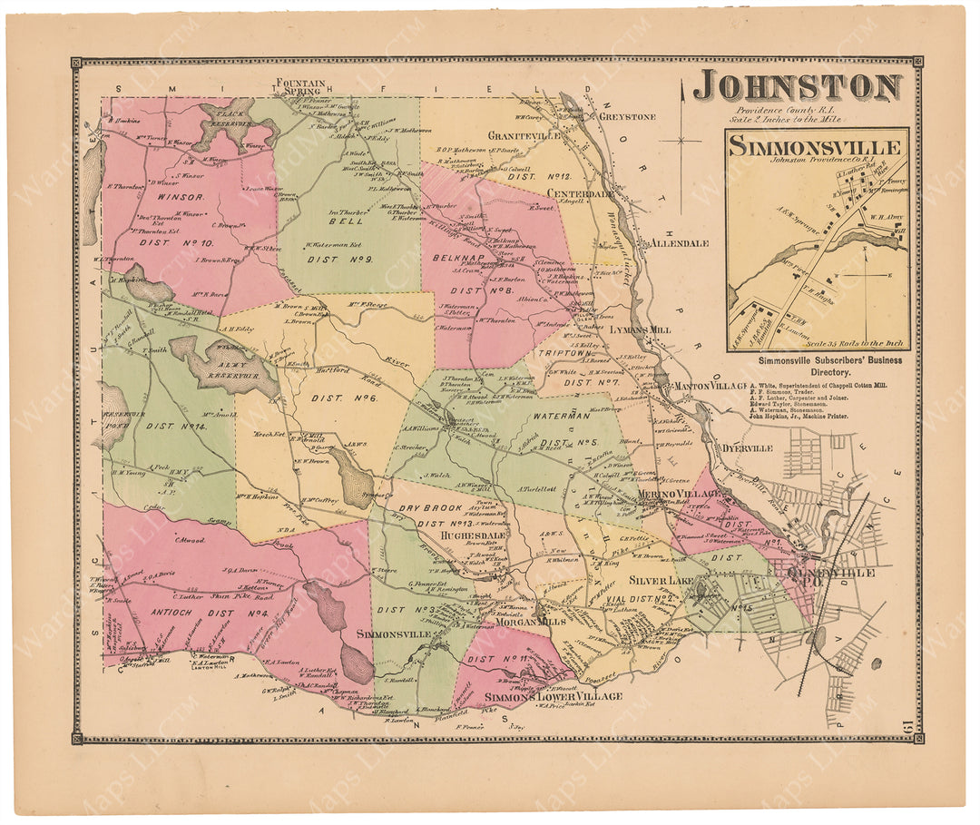 Johnston, Rhode Island 1870