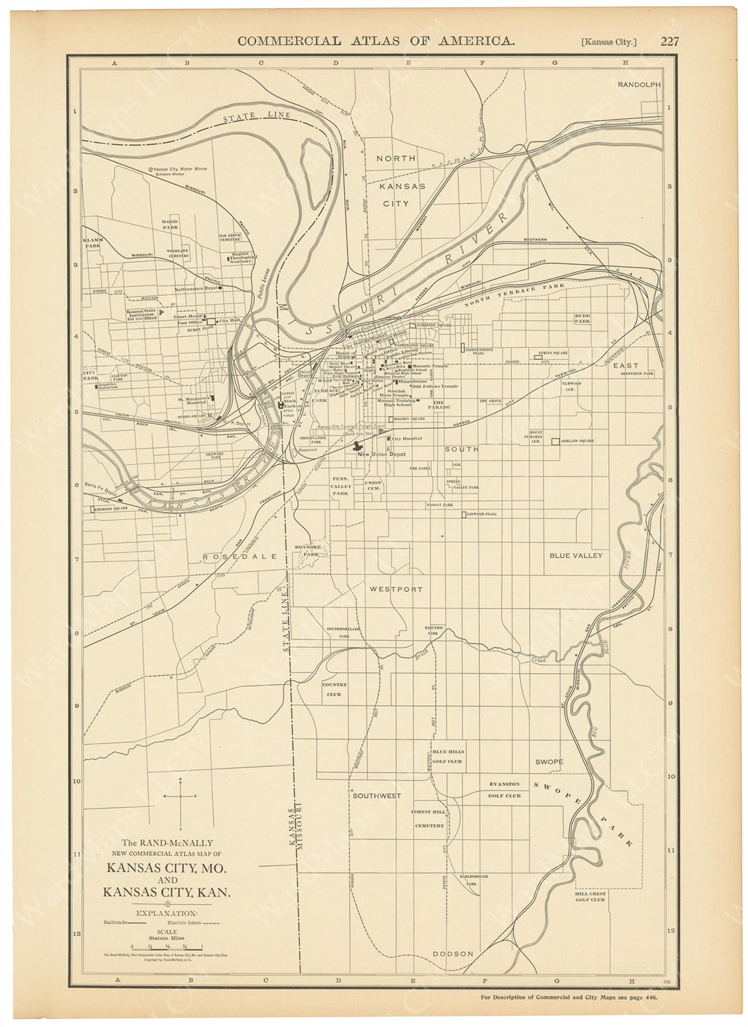 Kansas City, Kansas and Missouri 1916