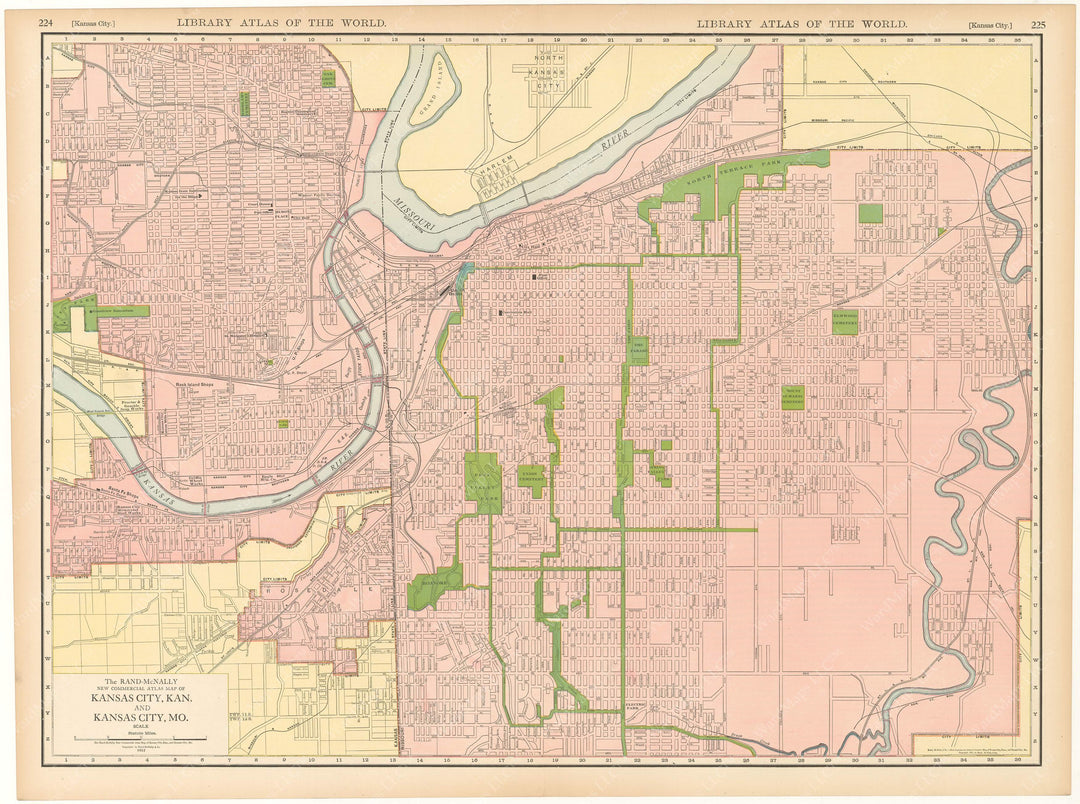 Kansas City, Kansas and Kansas City, Missouri 1912