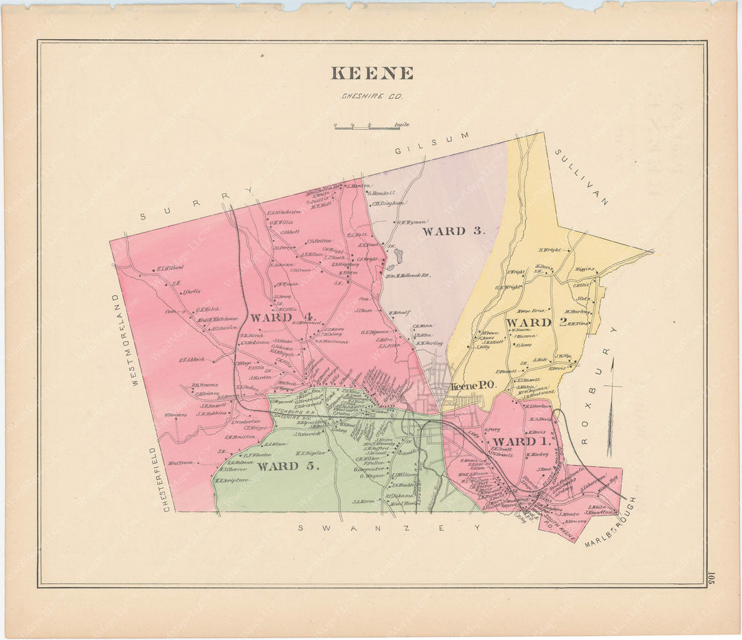 Keene, New Hampshire 1892