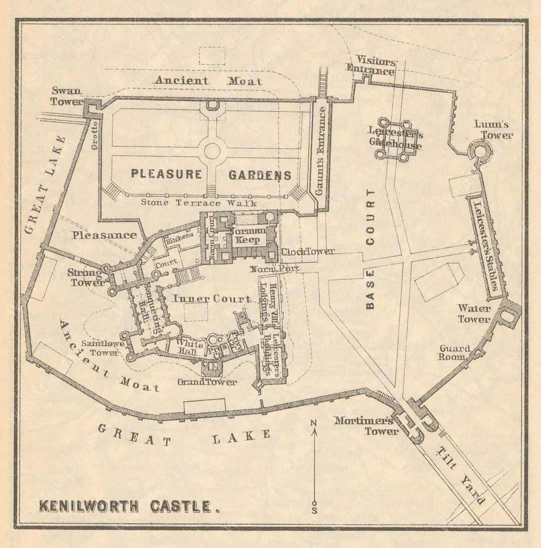 Kenilworth Castle, England 1927