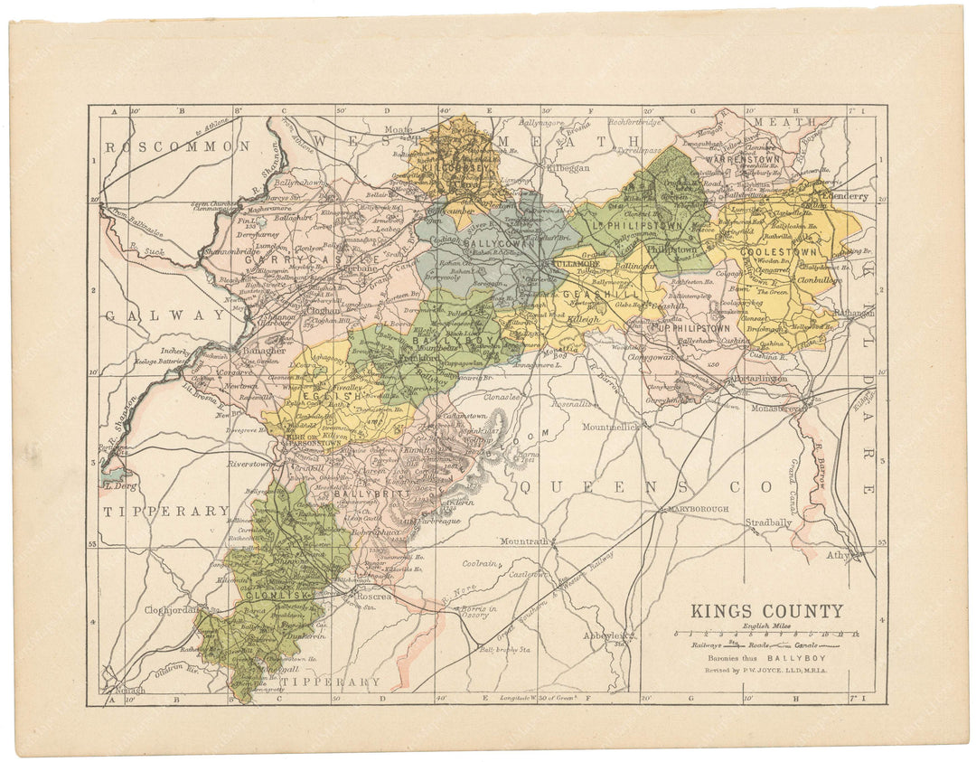 Kings County (County Offaly), Ireland 1900