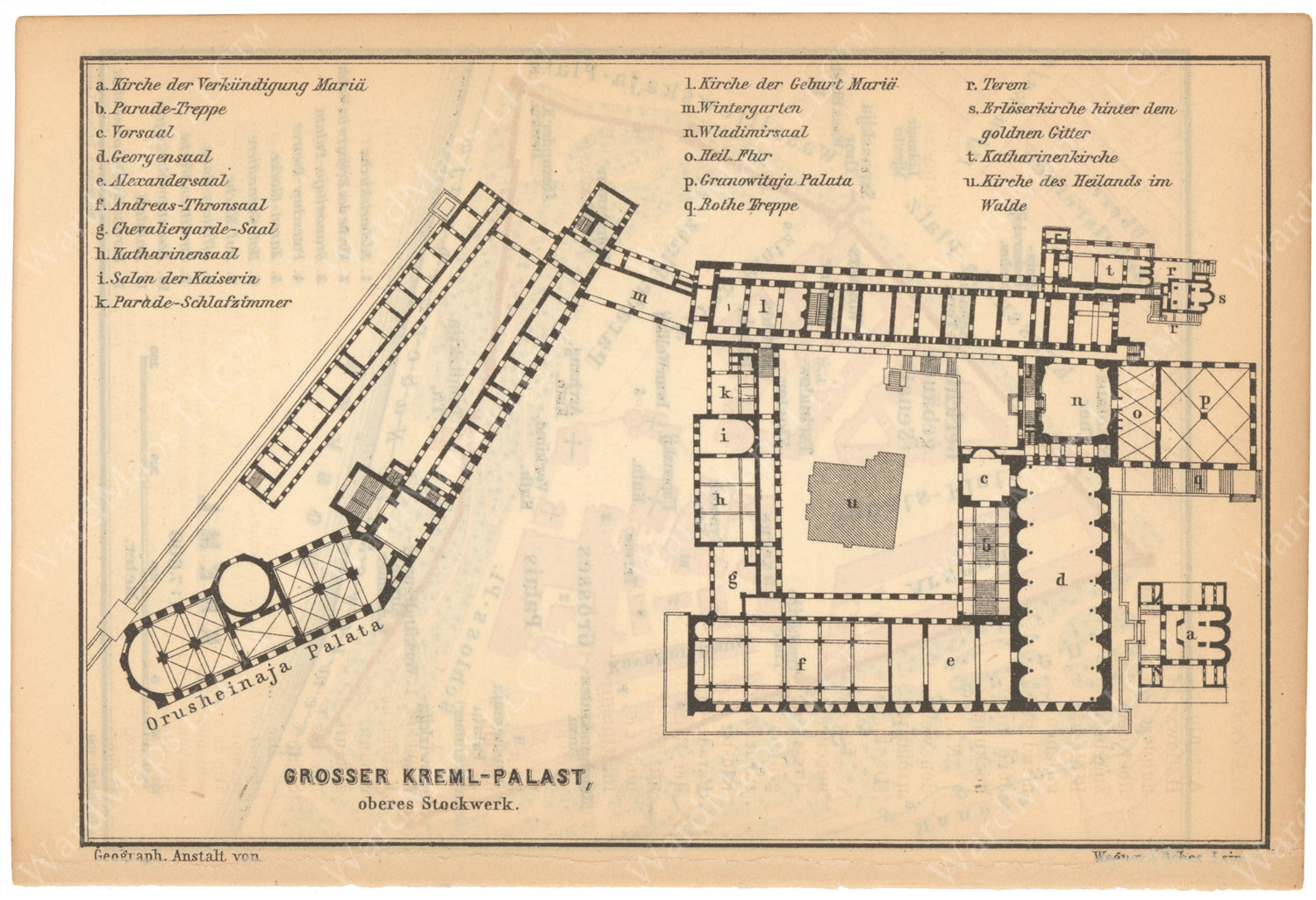 Kremlin Building Layout Files Moscow, Russia 1897: Kremlin Palace – WardMaps LLC
