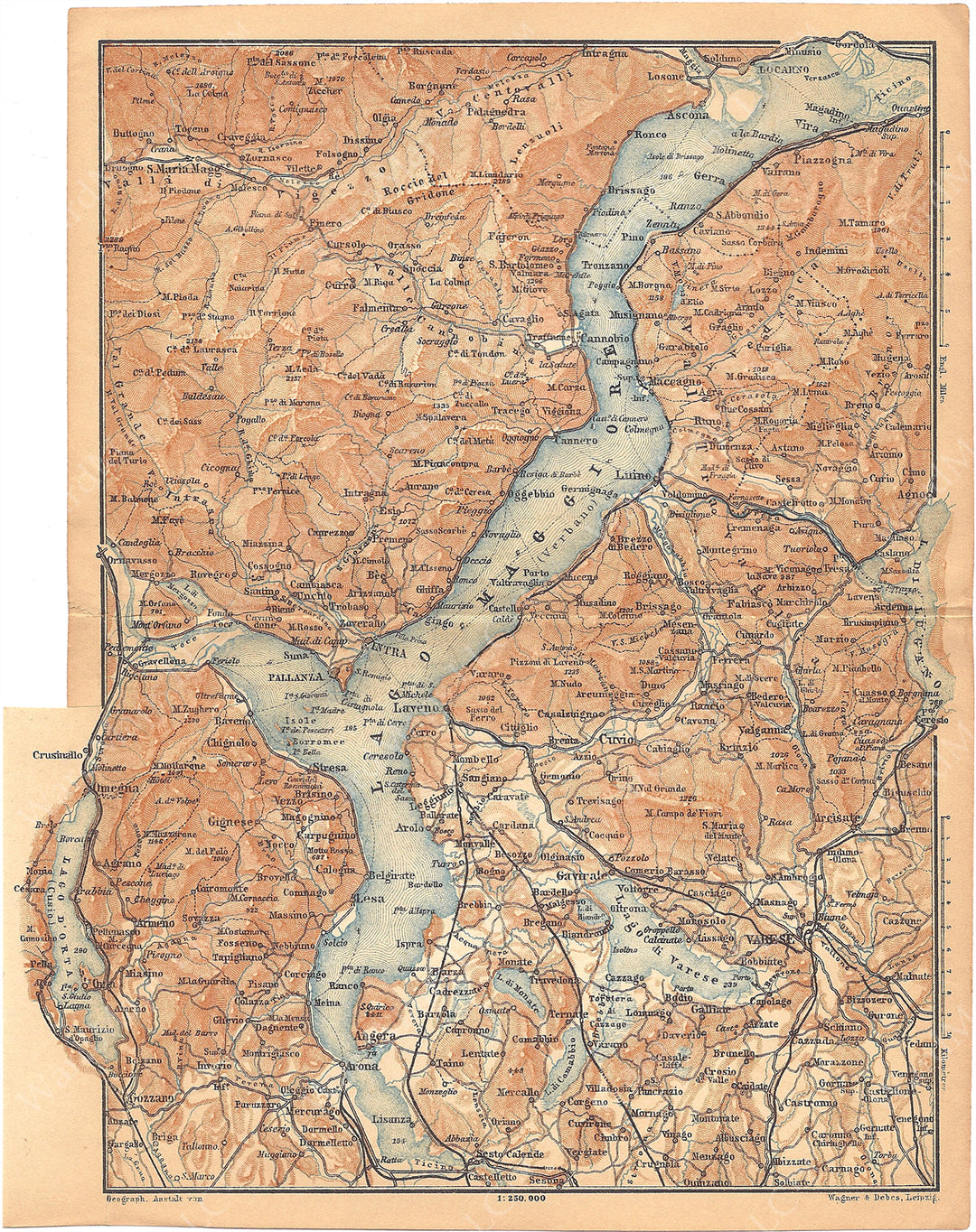 Lake Maggiore, Italy 1899