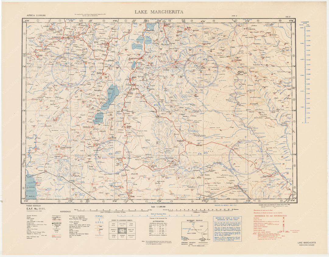 Ethiopia (Southwest Part) 1943