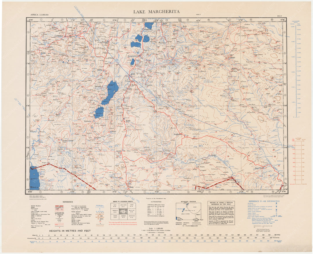 Ethiopia (Southwest Part) 1949