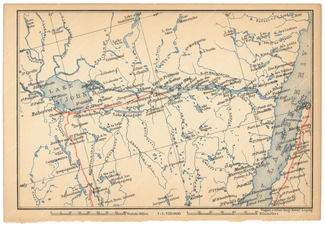 Saguenay River, Quebec 1900