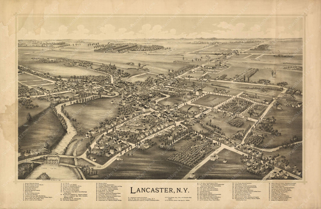 Lancaster, New York 1892