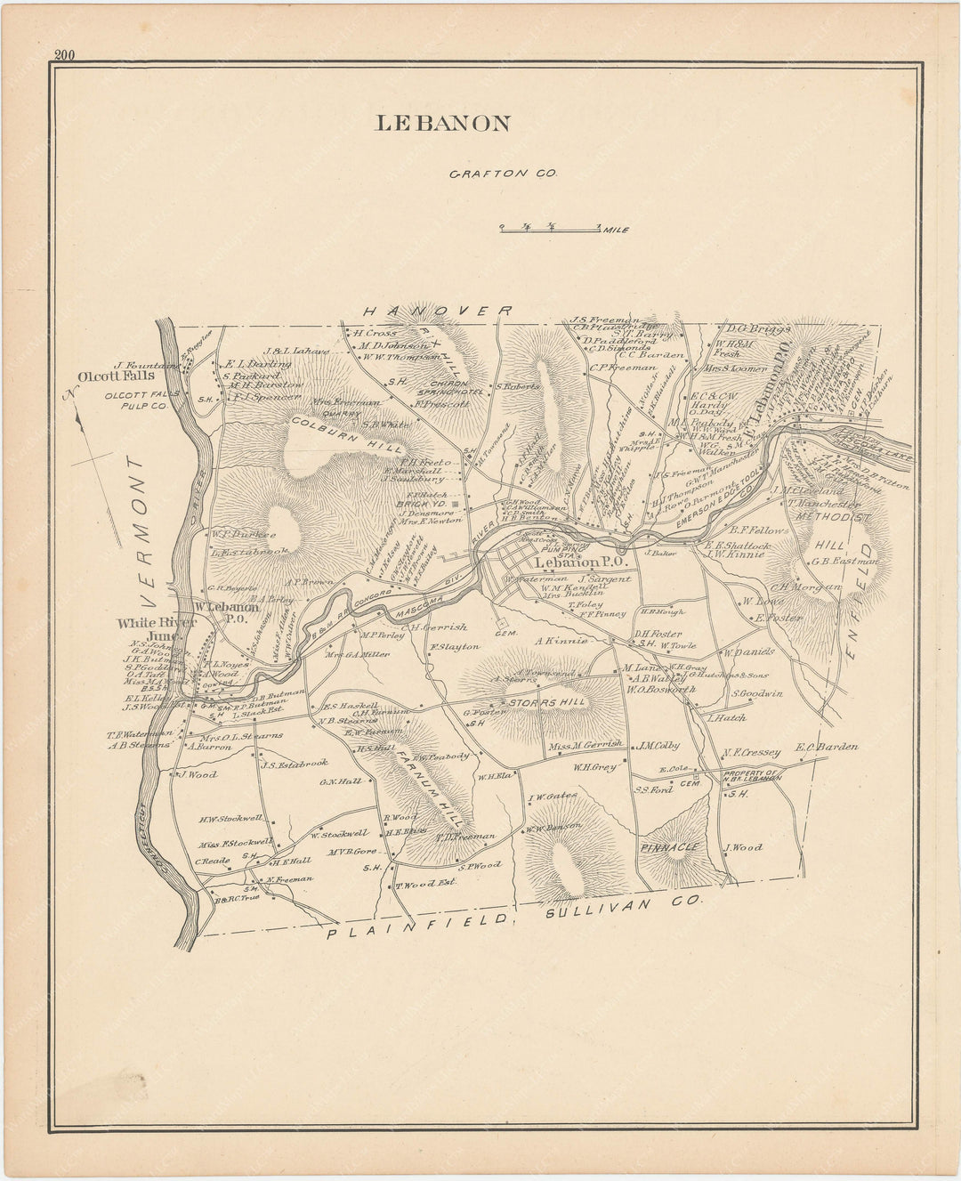 Lebanon, New Hampshire 1892