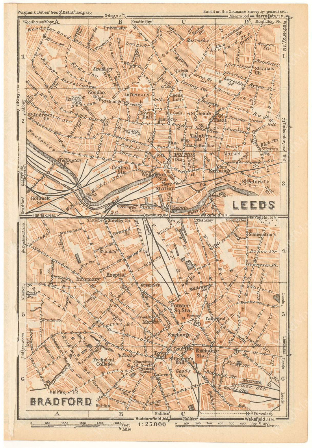 Bradford and Leeds, England 1927