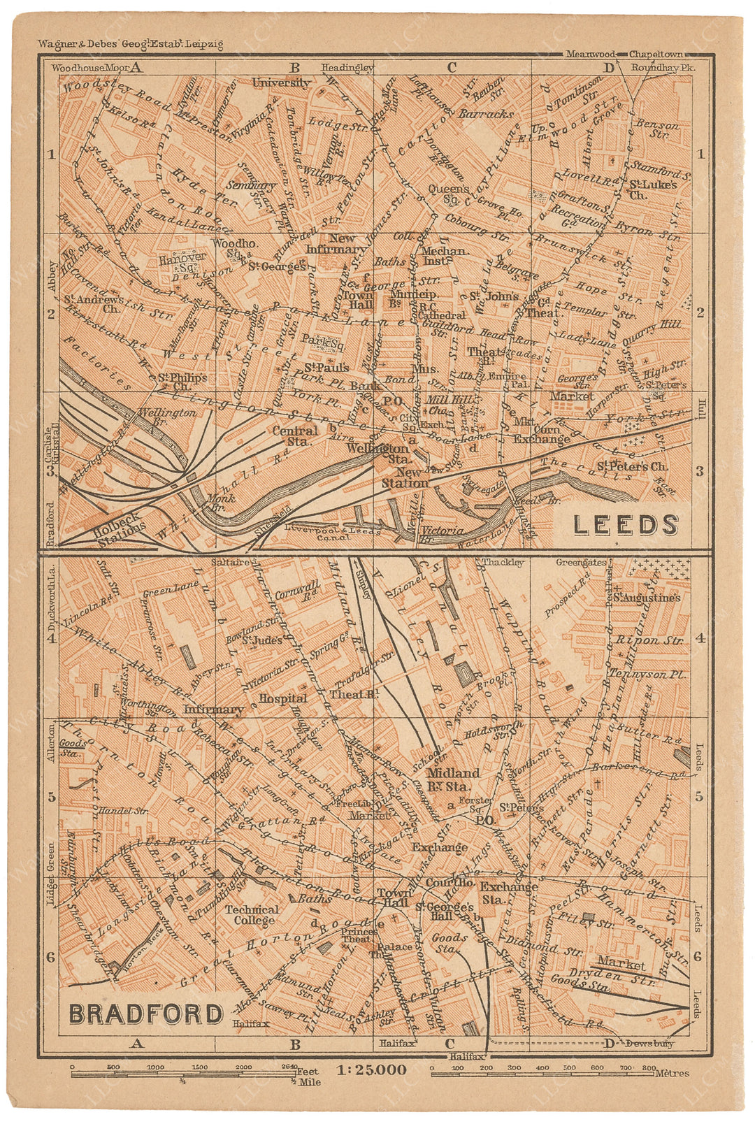 Bradford and Leeds, England 1906