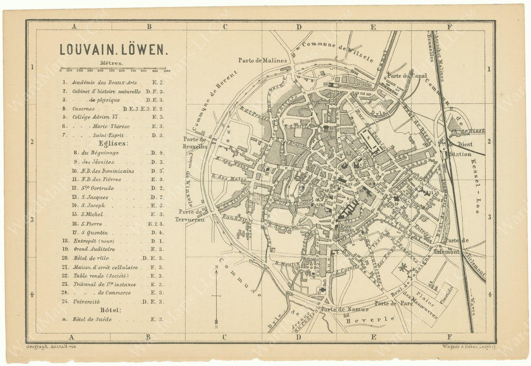 Leuven, Belgium 1885