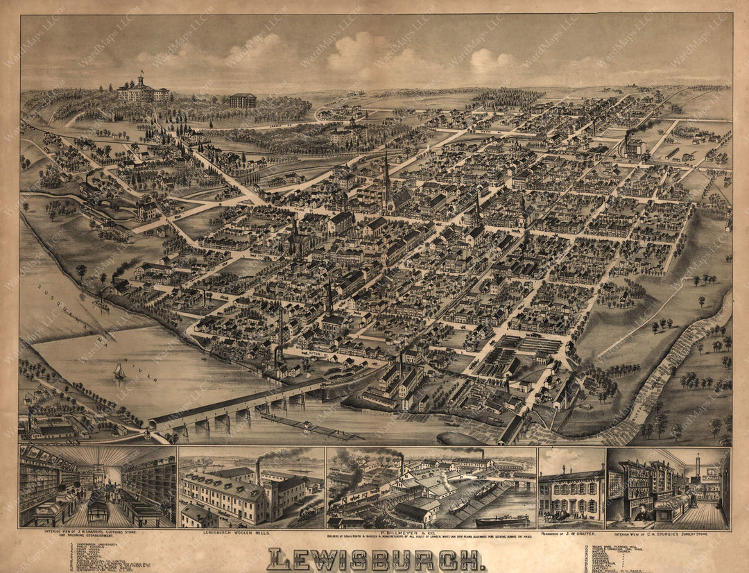 Lewisburg, Pennsylvania 1884