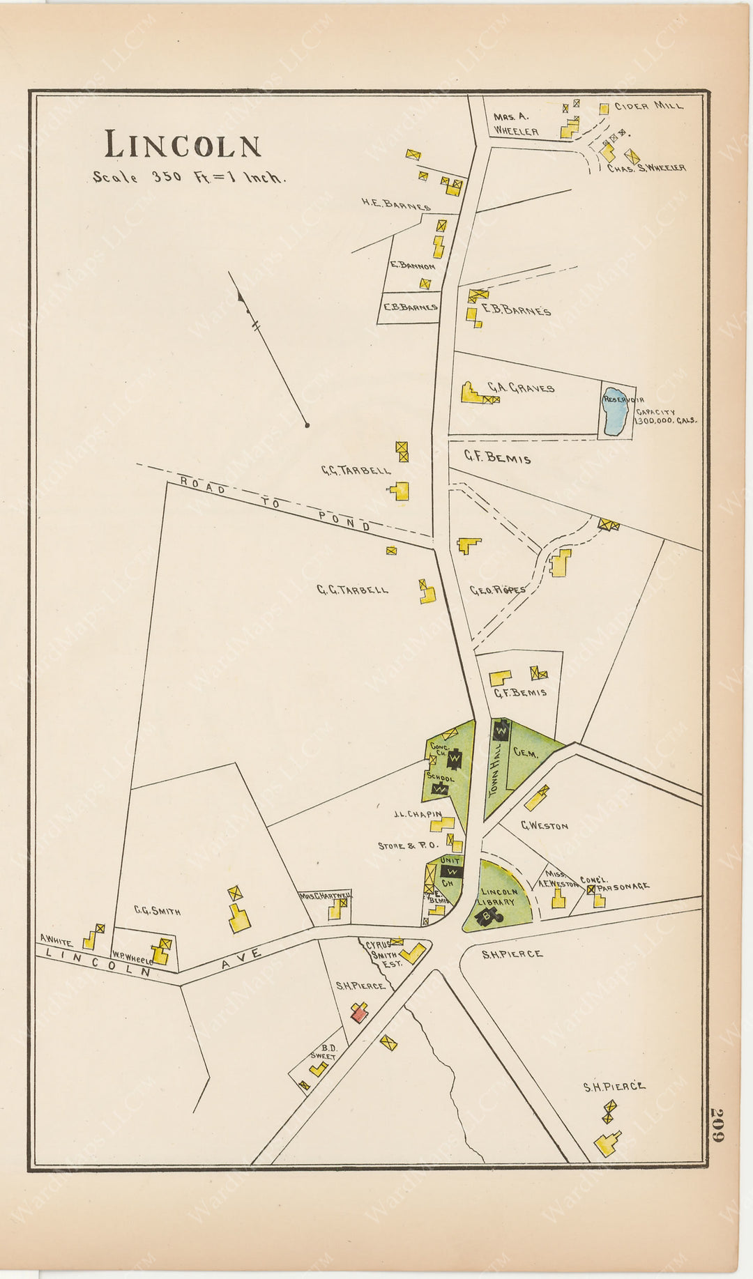 Lincoln, Massachusetts 1889