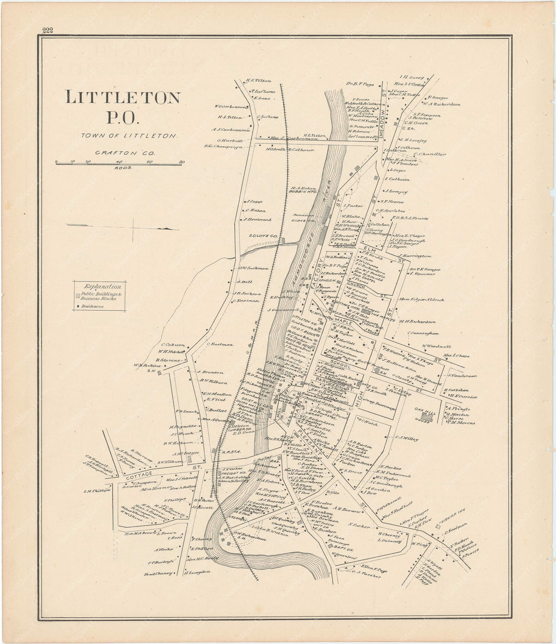 Littleton Center, New Hampshire 1892