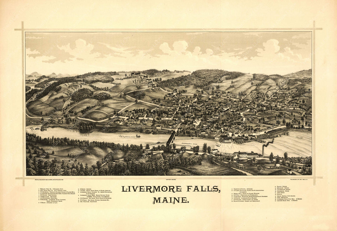 Livermore Falls, Maine 1889
