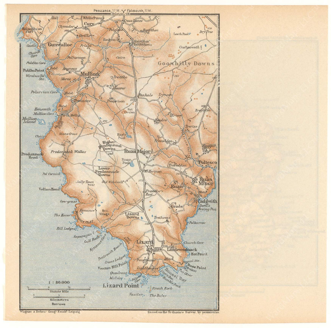 Lizard Point, England 1927