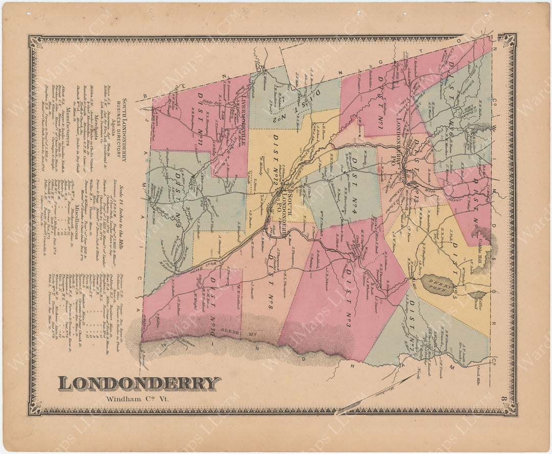 Londonderry, Vermont 1869