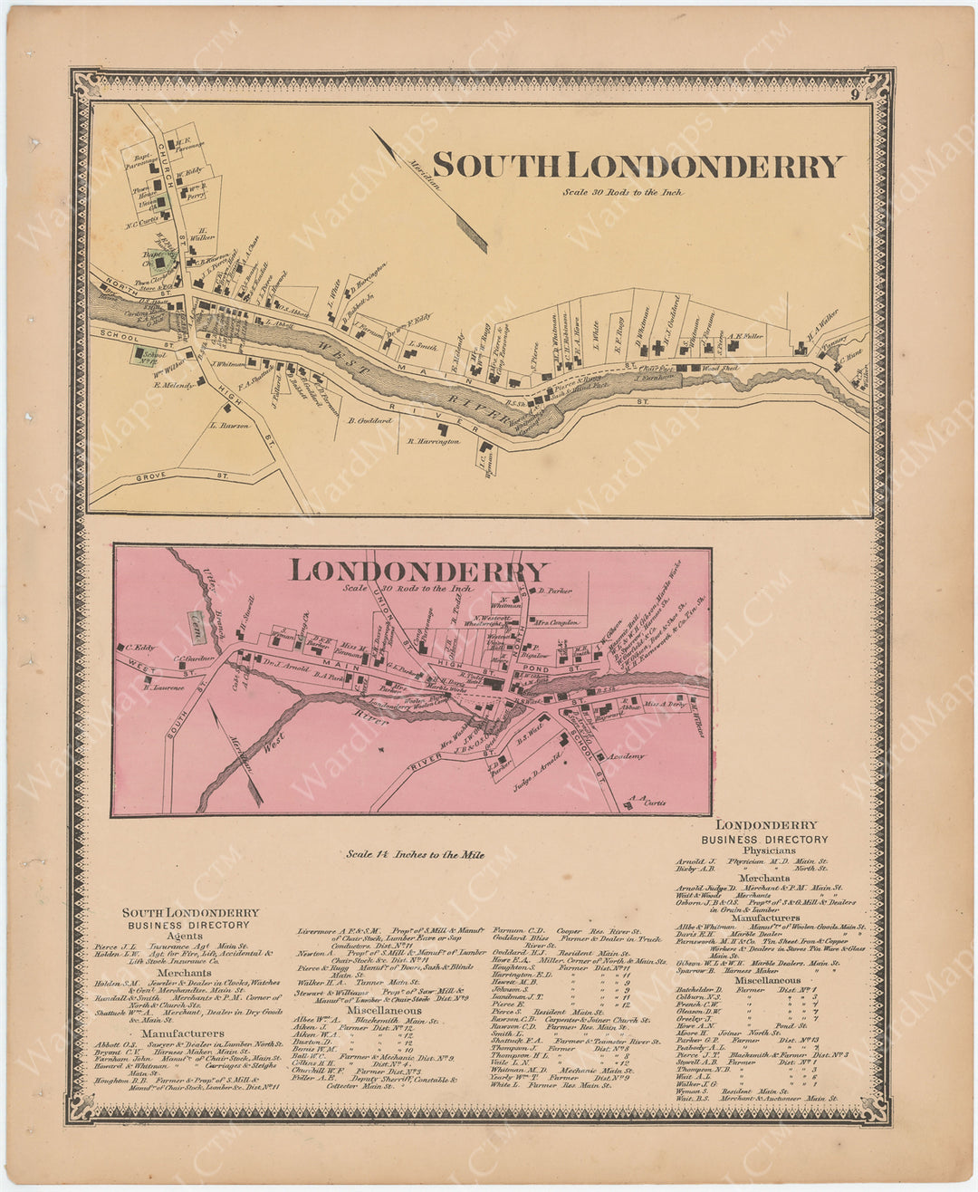 Londonderry, Vermont 1869