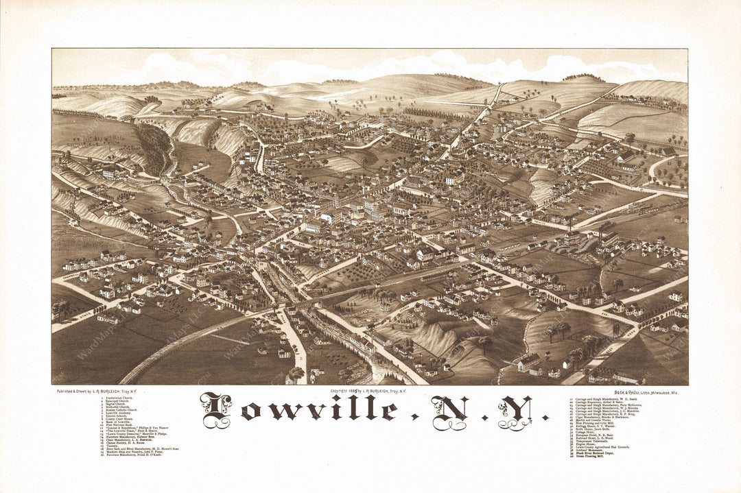 Lowville, New York 1885