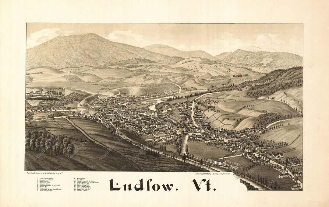 Ludlow, Vermont 1885