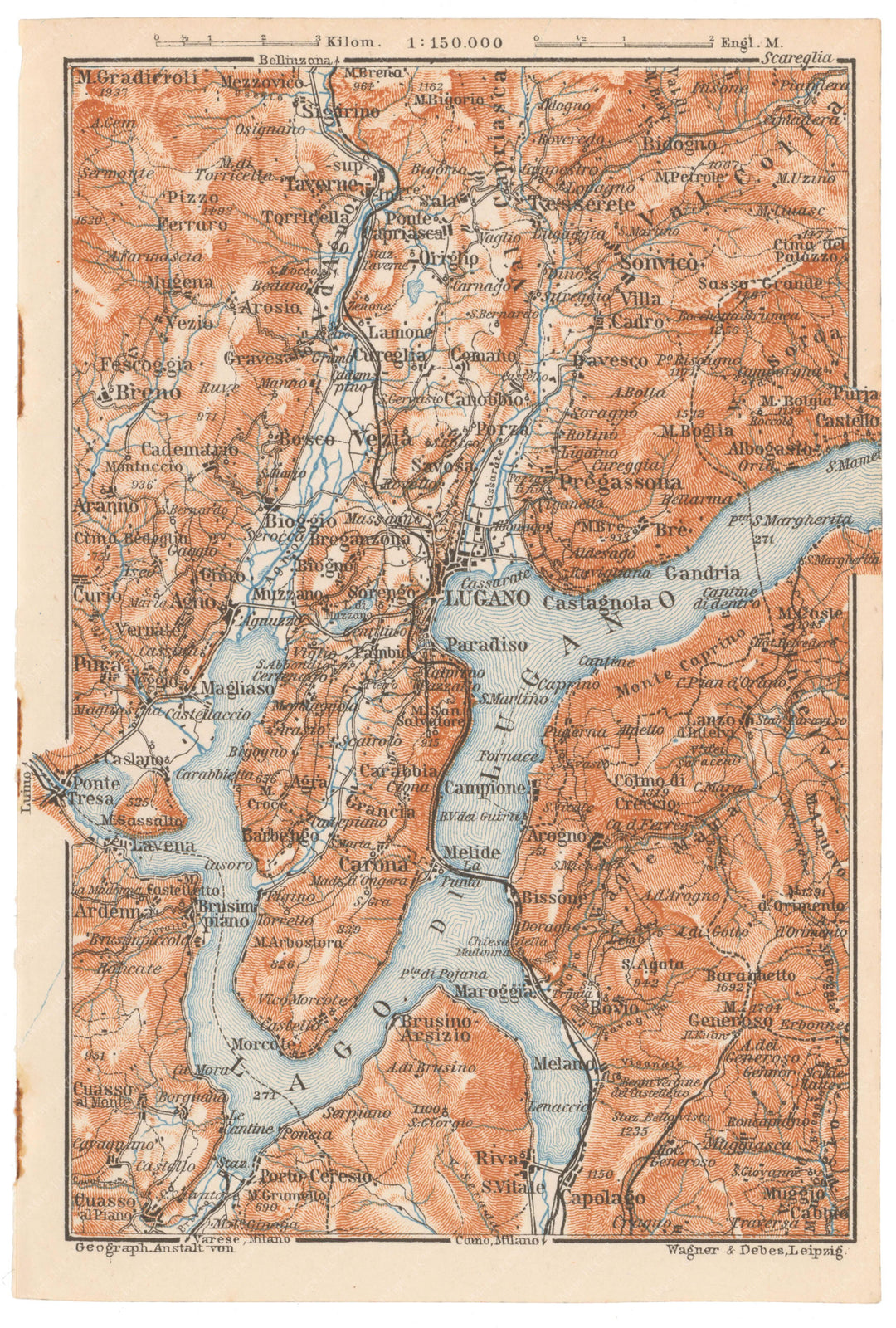 Lake Lugano 1909