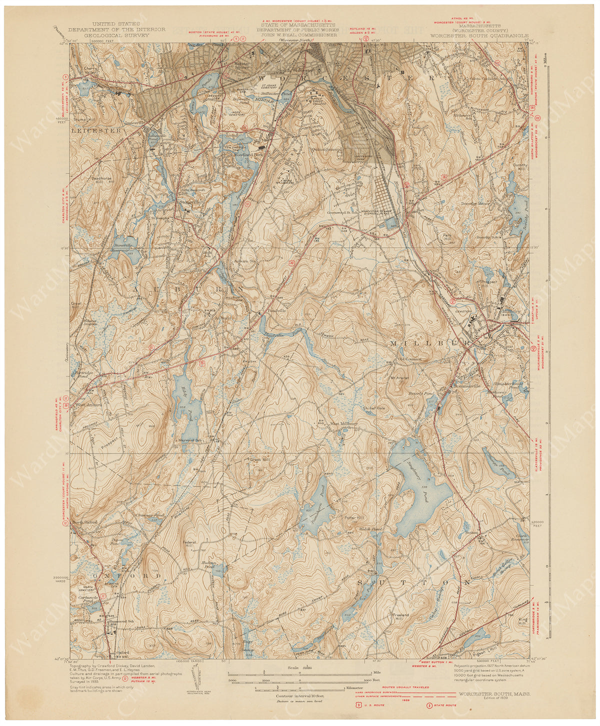 Sutton Ma Map Sutton, Massachusetts – WardMaps LLC