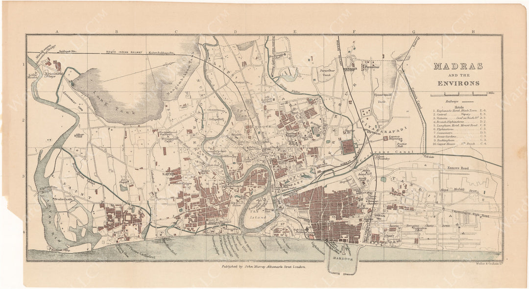 Madras (Chennai), India 1905