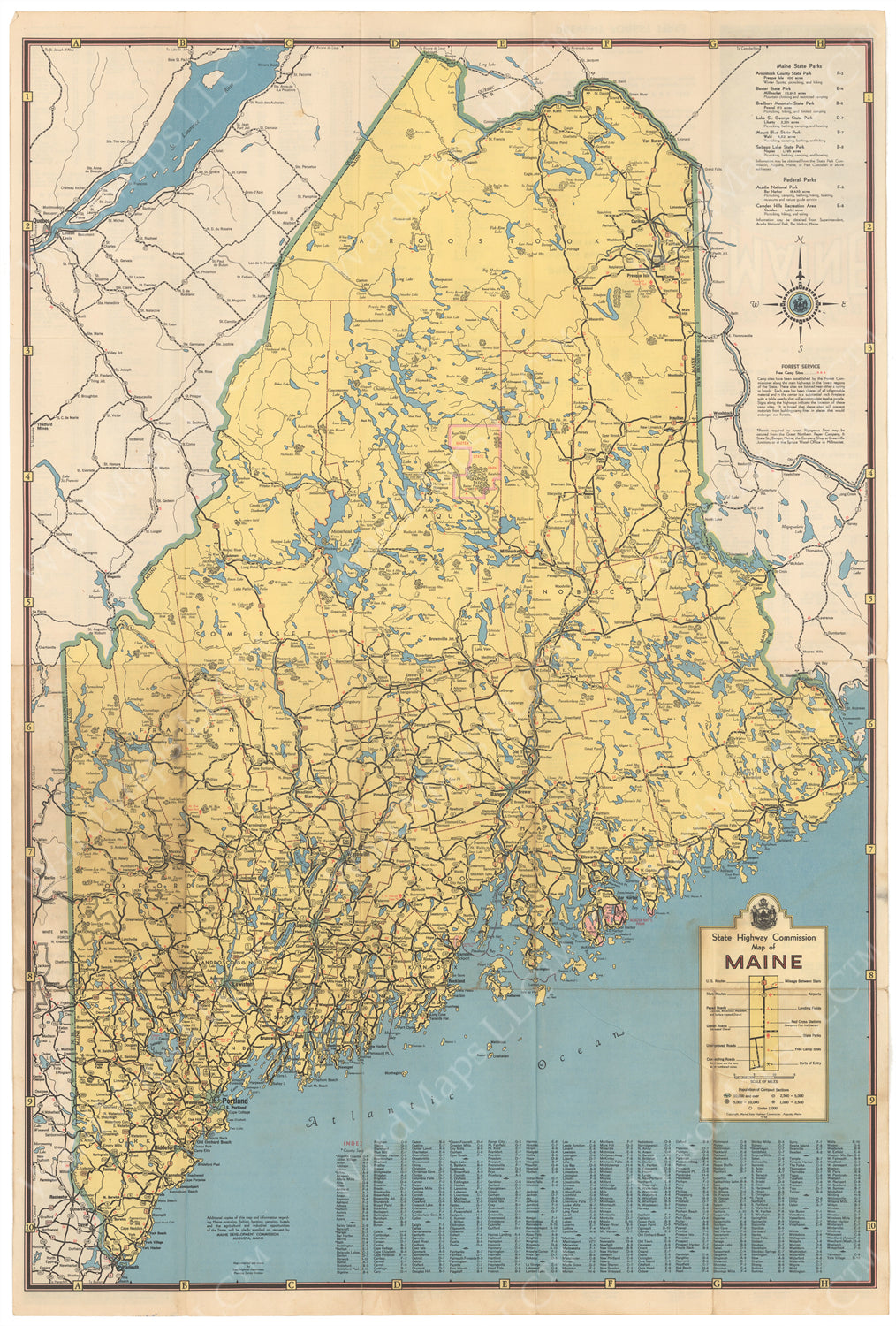 Maine 1946 – WardMaps LLC