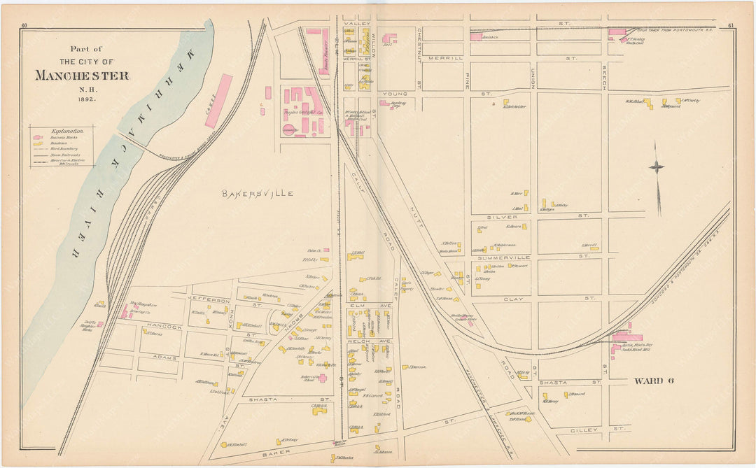 Manchester, New Hampshire 1892