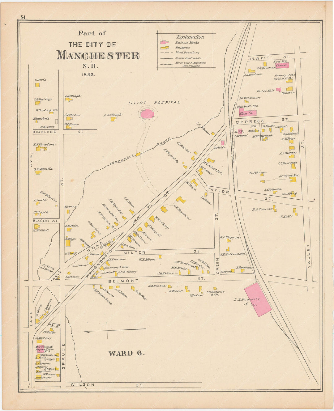 Manchester, New Hampshire 1892