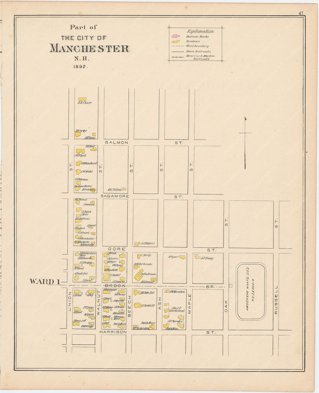 Manchester, New Hampshire 1892