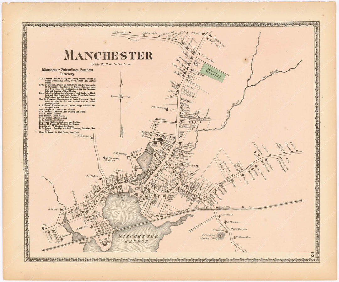 Manchester Center, Massachusetts 1872