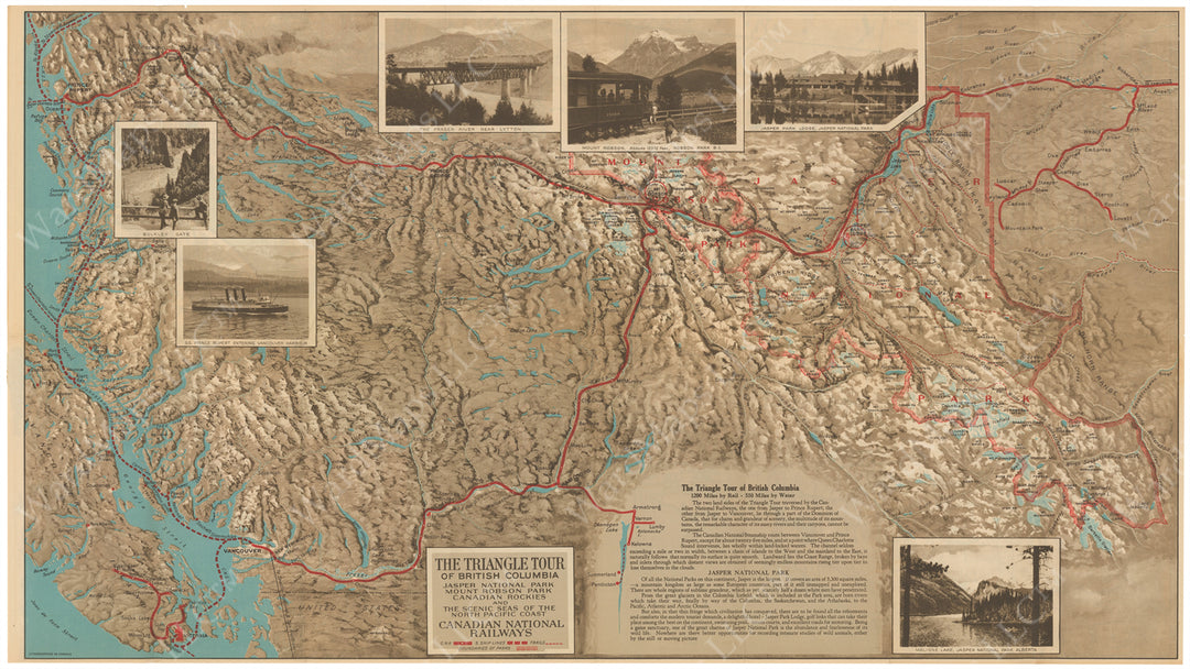 Triangle Tour of British Columbia 1929