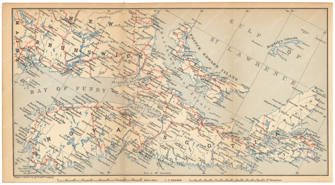 New Bruswick, Nova Scotia, and Prince Edward Island 1900