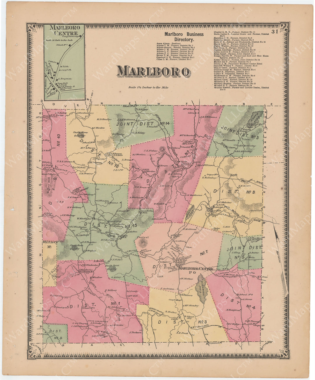 Marlboro, Vermont 1869