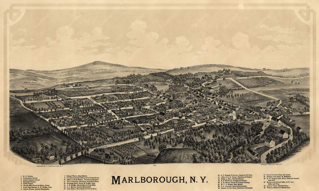 Marlborough, New York 1891