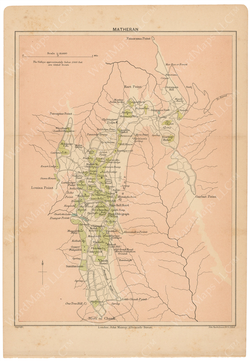 Matheran, India 1903 – WardMaps LLC