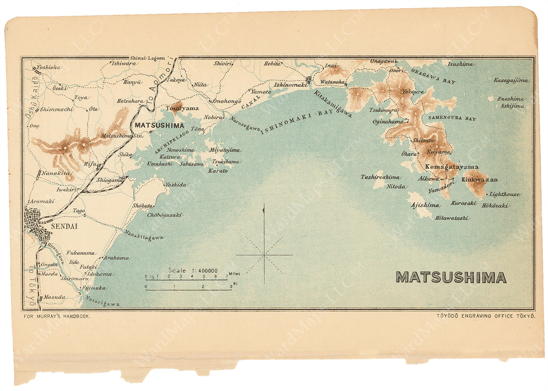 Sendai and Matsushima Region, Japan 1913