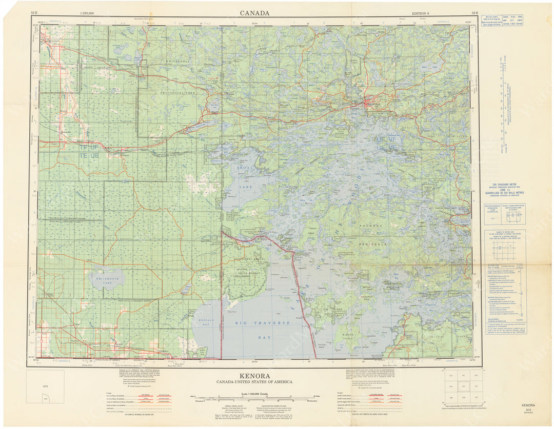 Kenora Map Minnesota Topographic Maps – WardMaps LLC
