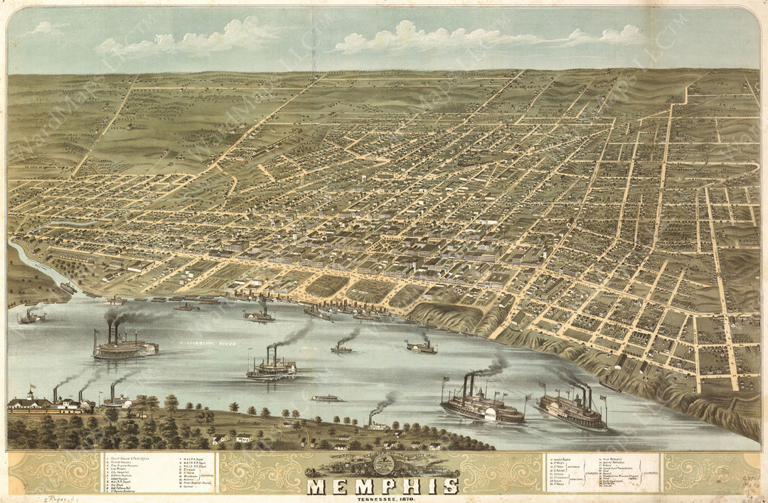 Memphis, Tennessee 1870