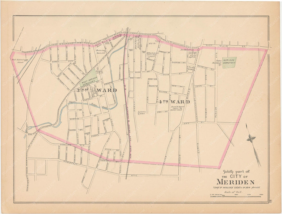 Meriden, Connecticut: South Part 1893