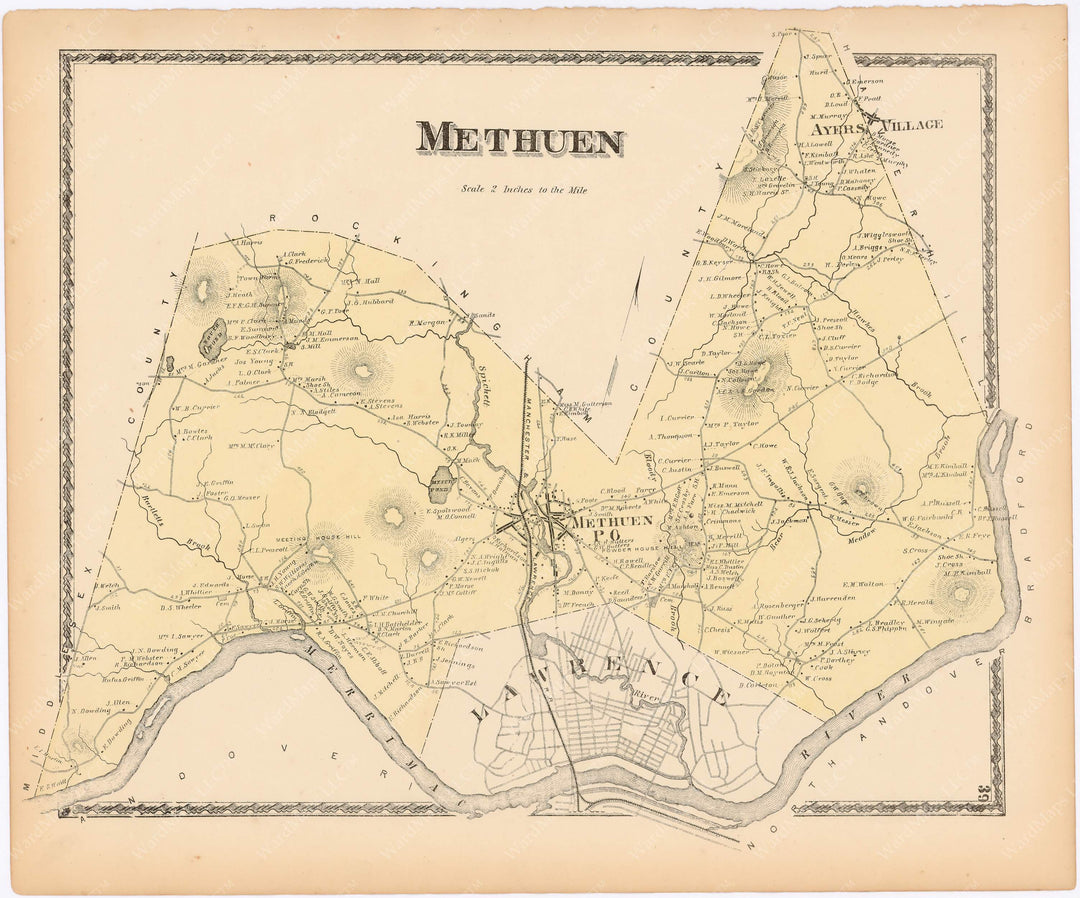 Methuen, Massachusetts 1872