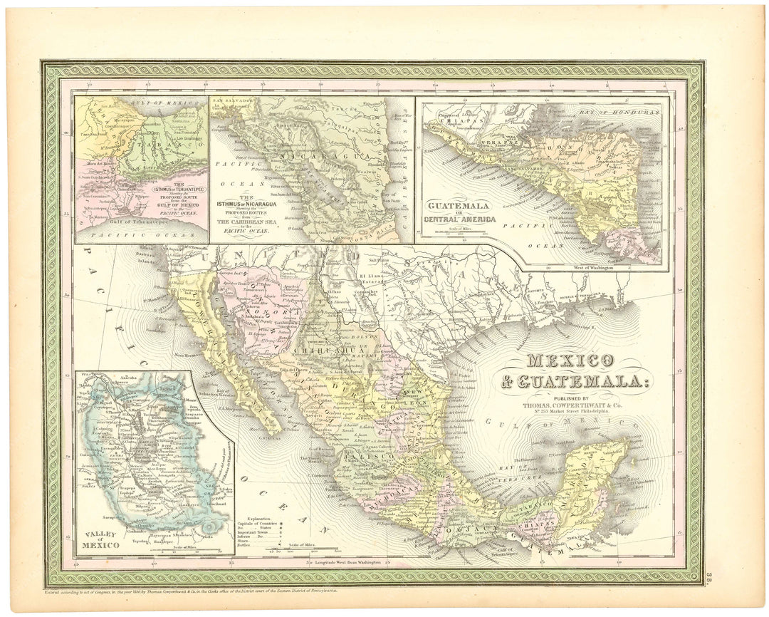 Central America 1854
