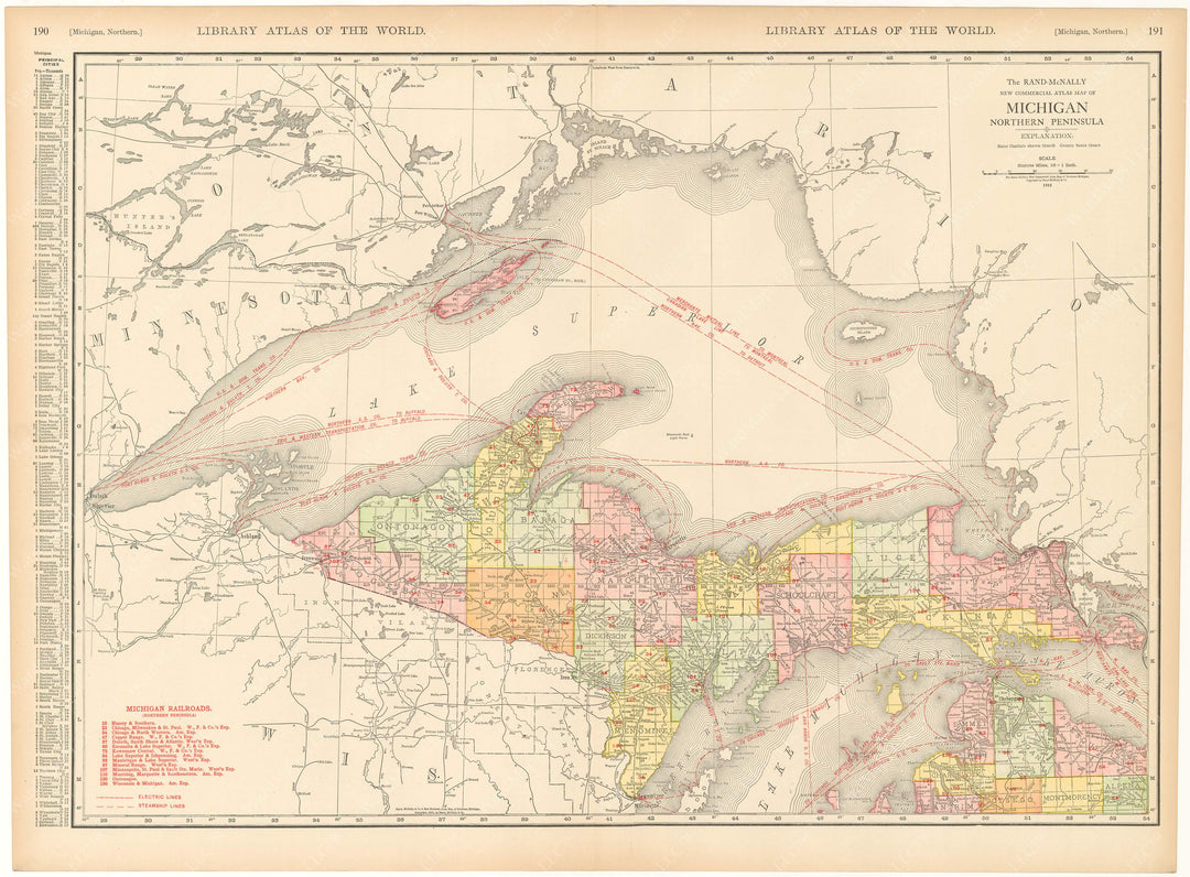 Michigan 1912: Upper Peninsula