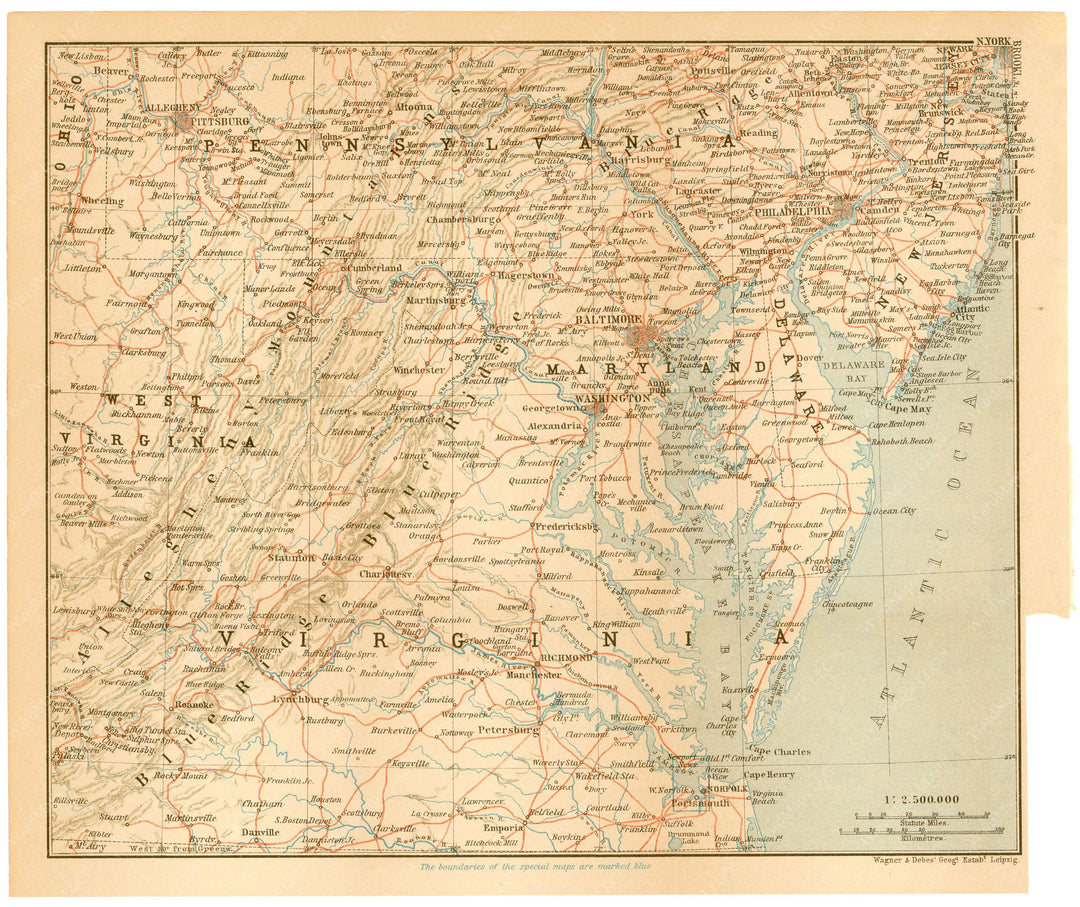 Mid-Atlantic United States 1904