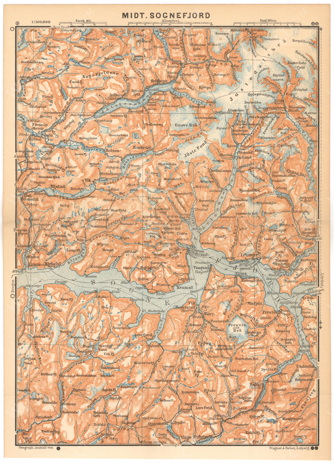Sognefjord (Middle Part), Norway 1898
